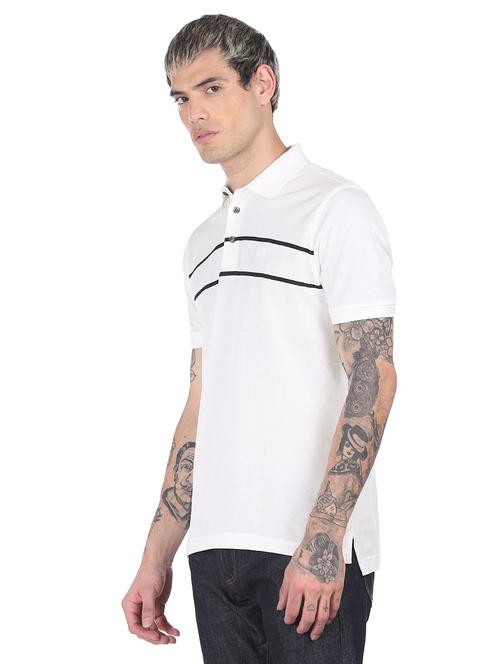 white striped polo t-shirt - 18337825 - Very Small Image - 1