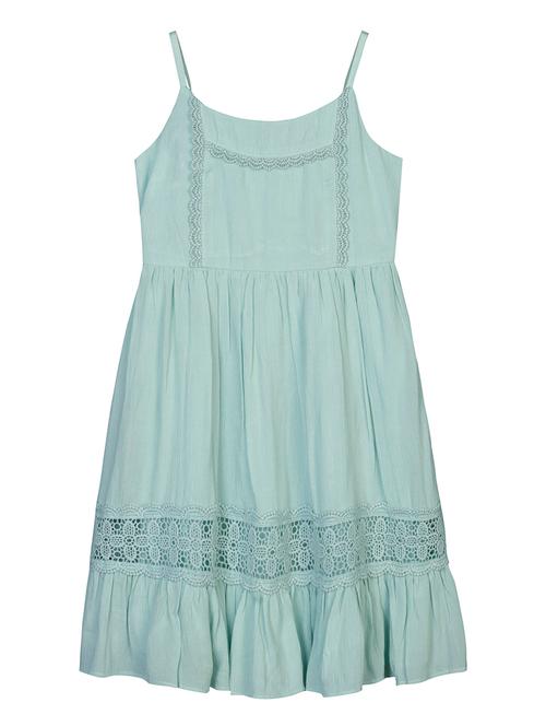 girls shoulder strap sleeveless frock - 18338964 - Very Small Image - 1