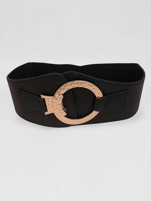 black leatherette belt - 18339109 - Very Small Image - 1