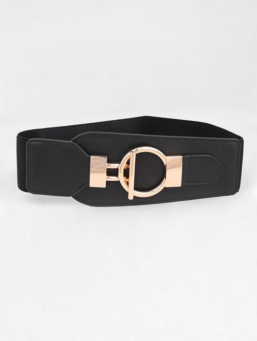 black leatherette belt - 18339114 - Very Small Image - 1
