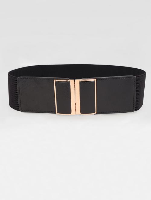 black leatherette belt - 18339116 - Very Small Image - 1