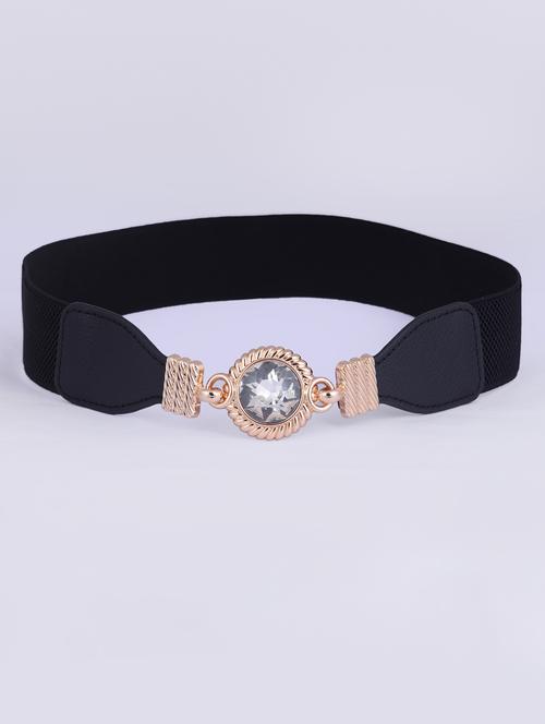 black leatherette belt - 18339117 - Very Small Image - 1
