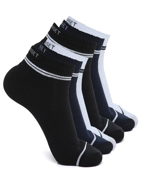 men pack of 6 striped ankle length sock - 18339142 - Very Small Image - 1