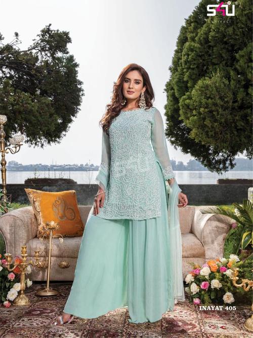 party wear sharara  - 18339432 - Very Small Image - 1