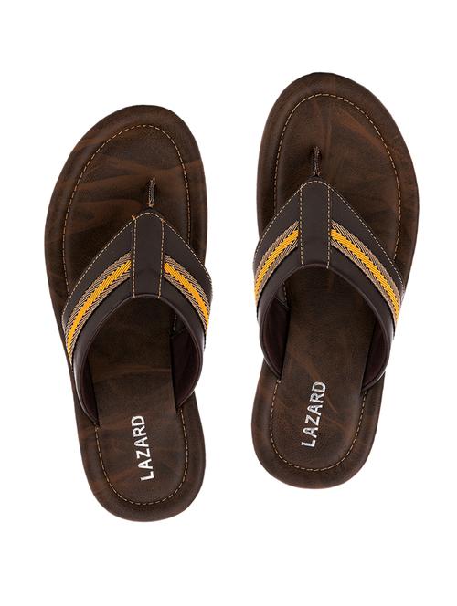 mens brown toe separator flip flop - 18340879 - Very Small Image - 1