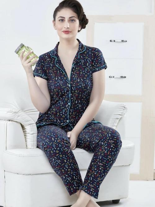 night dress suit black color  - 18341544 - Very Small Image - 1