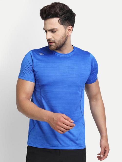 blue solid t-shirt - 18342288 - Very Small Image - 1