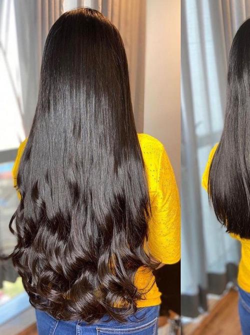 hair extensions black color corly  - 18343487 - Very Small Image - 1