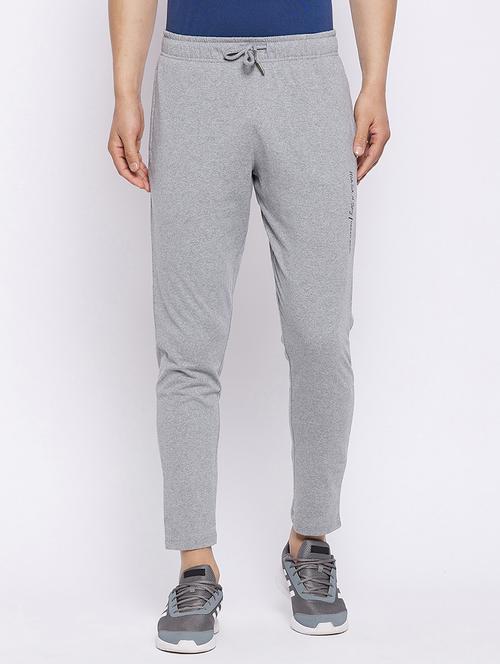 grey solid track pant - 18344562 - Very Small Image - 1