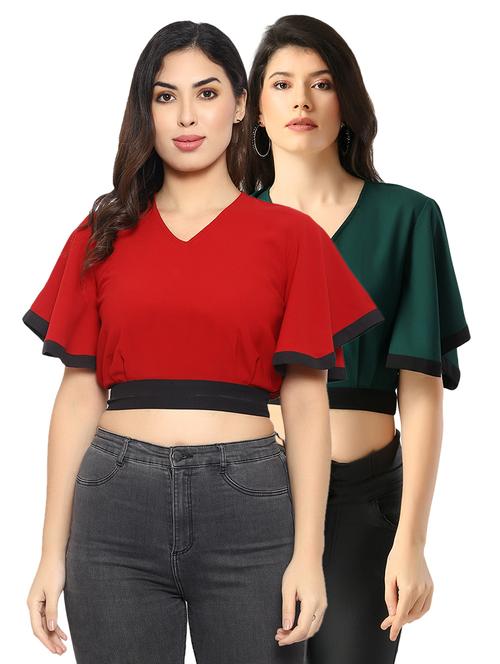 women's tops combo - 18345743 - Very Small Image - 1