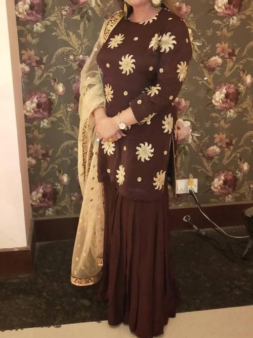 designer suit with dupatta  - 18345831 - Very Small Image - 1