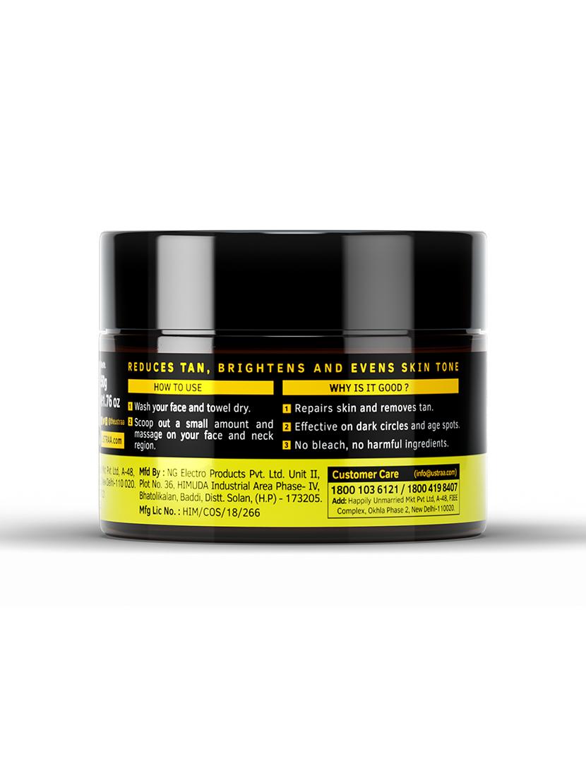 ustraa power face wash energize and de-tan - 200g & de-tan cream - 50g - 18346224 - Zoom Image - 2