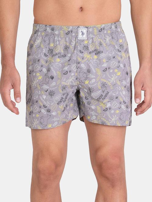 grey printed boxer - 18347314 - Very Small Image - 1
