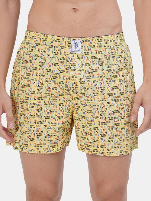 yellow printed boxer - 18347317 - Very Small Image - 1