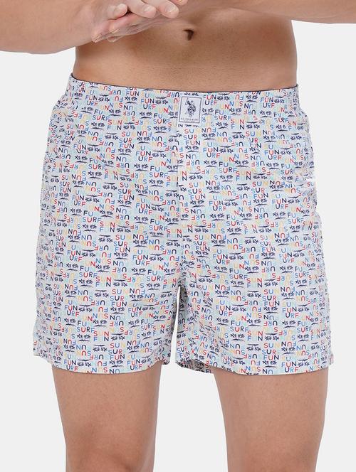white printed boxer - 18347321 - Very Small Image - 1