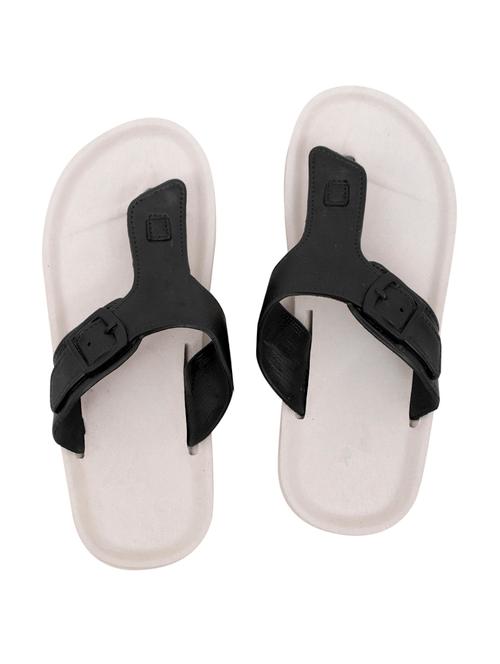 black pvc slip on slippers - 18348182 - Very Small Image - 1