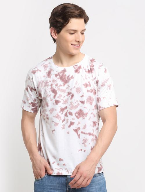 brown tie and dye t-shirt - 18351687 - Very Small Image - 1
