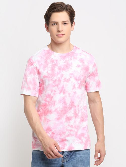 pink tie and dye t-shirt - 18351688 - Very Small Image - 1