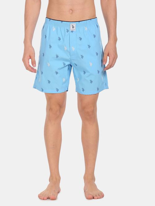 blue printed boxers brief - 18351978 - Very Small Image - 1