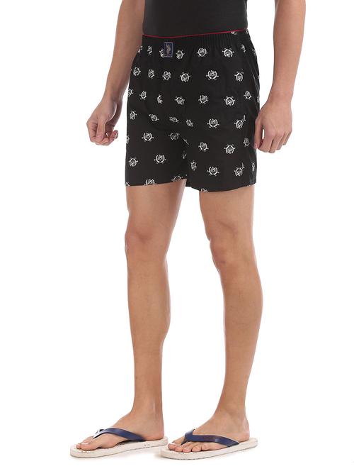 black printed boxers brief - 18351997 - Very Small Image - 1