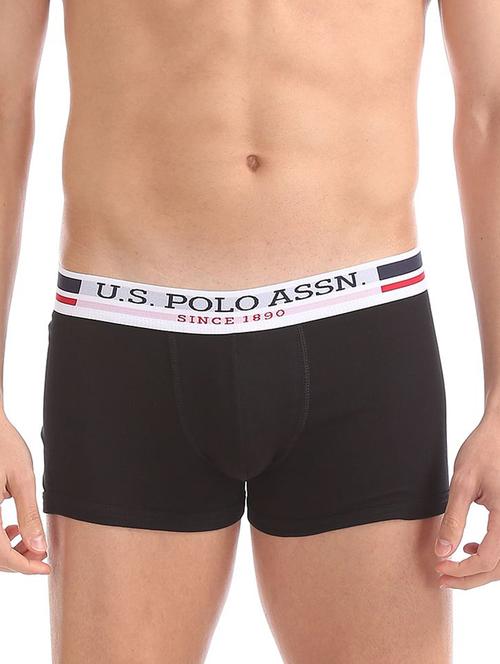 black solid trunks brief - 18352019 - Very Small Image - 1