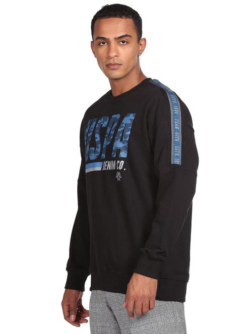 black printed sweatshirt - 18352185 - Very Small Image - 1