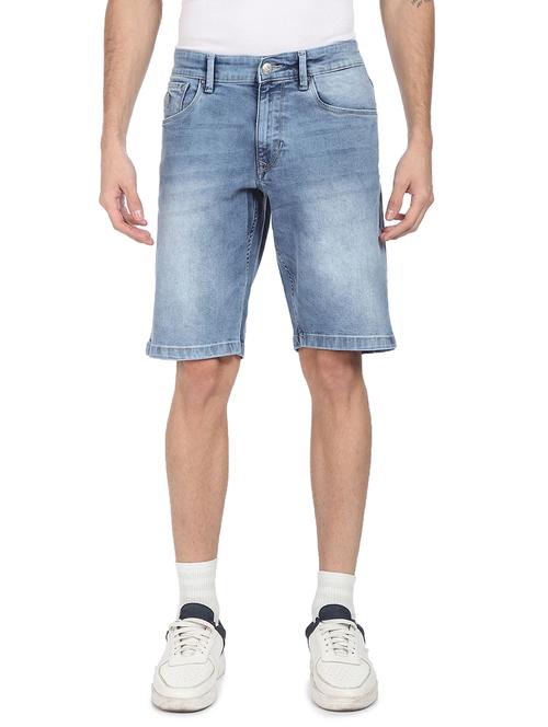 blue denim short - 18352488 - Very Small Image - 1