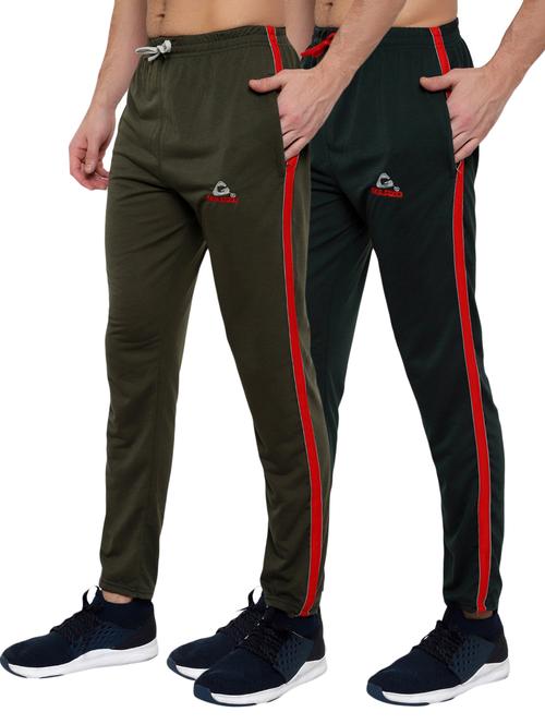 set of 2 side taped joggers track pant - 18354375 - Very Small Image - 1