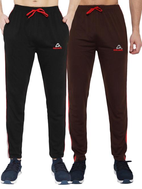 set of 2 side taped joggers track pant - 18354385 - Very Small Image - 1