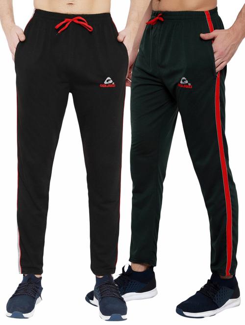 set of 2 solid joggers track pant - 18354401 - Very Small Image - 1