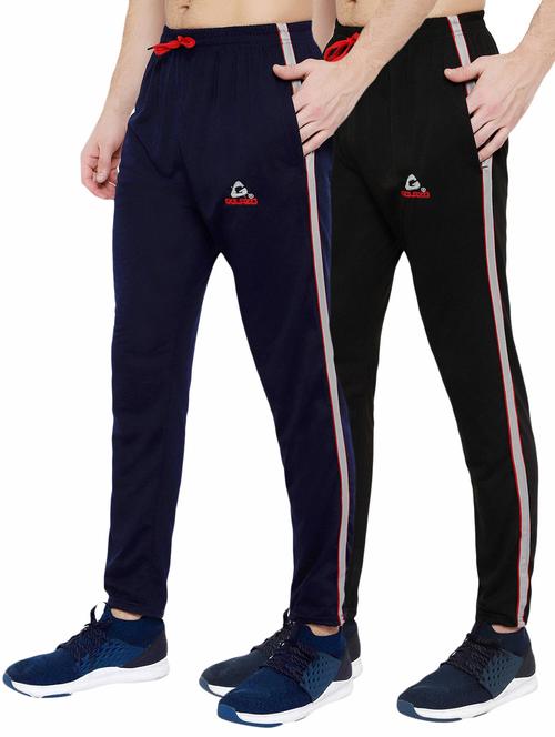 set of 2 solid joggers track pant - 18354403 - Very Small Image - 1