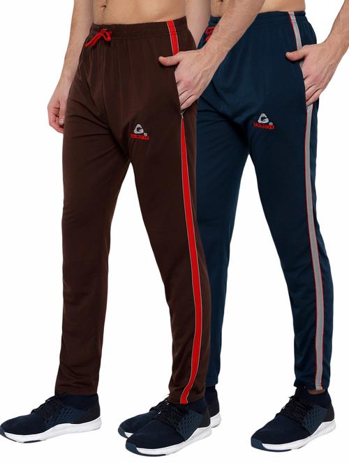 set of 2 solid joggers track pant - 18354404 - Very Small Image - 1