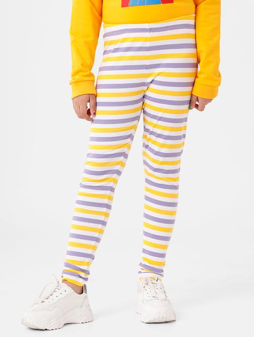 yellow striped legging - 18354767 - Very Small Image - 1