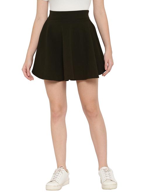 mini solid skater skirt - 18356117 - Very Small Image - 1