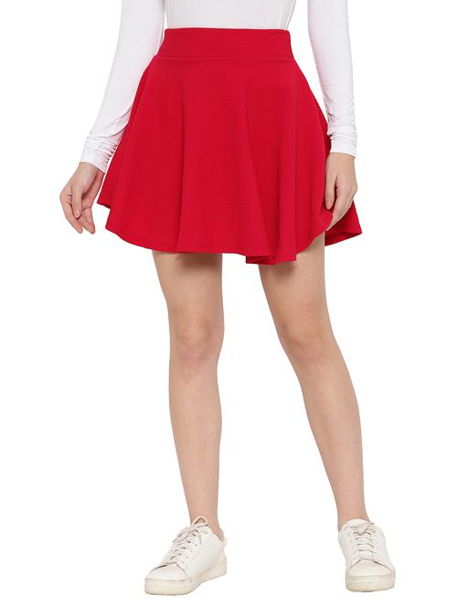 mini solid skater skirt - 18356120 - Very Small Image - 1