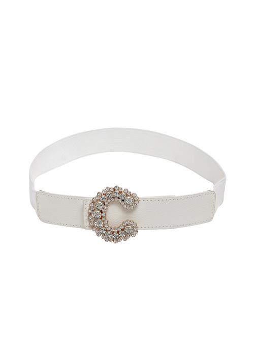 white leatherette (pu belt - 18356480 - Very Small Image - 1