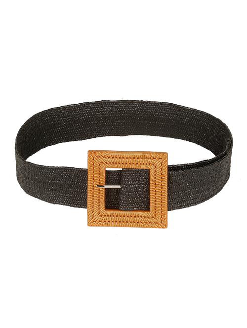 black leatherette (pu belt - 18356513 - Very Small Image - 1