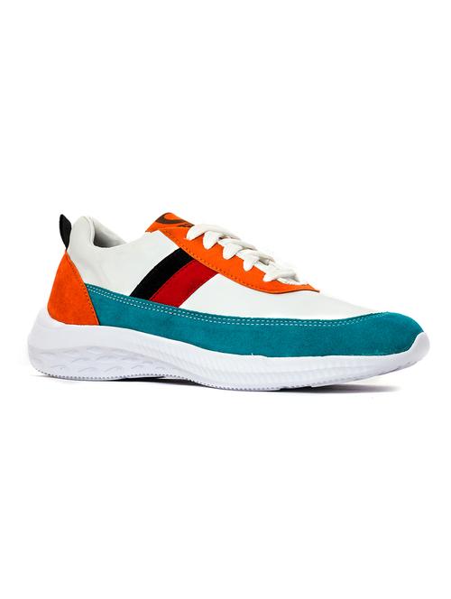 white lace up  sport shoe - 18356630 - Very Small Image - 1