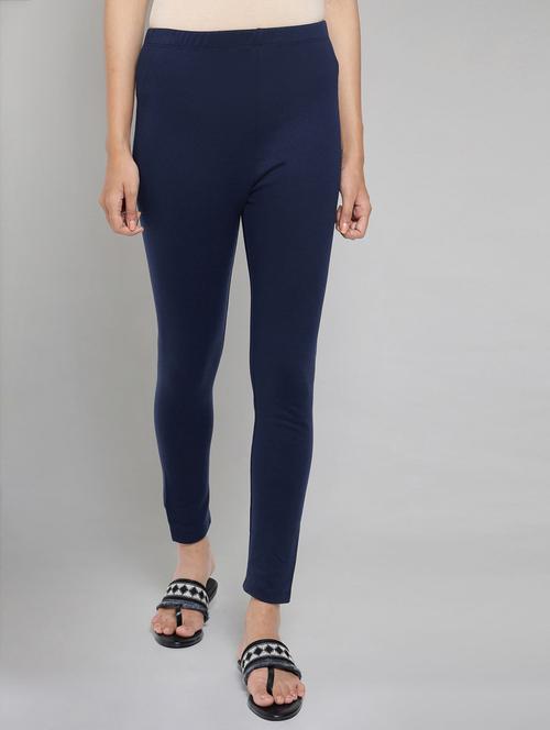 ankle length solid legging - 18356634 - Very Small Image - 1