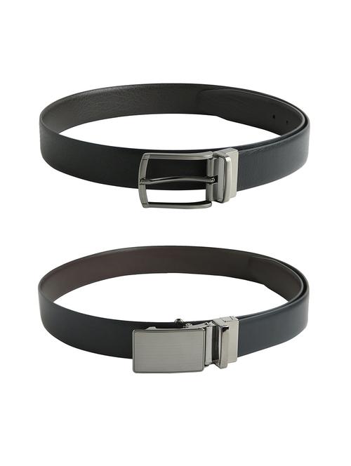 set of 2 leatherette belt  - 18356867 - Very Small Image - 1