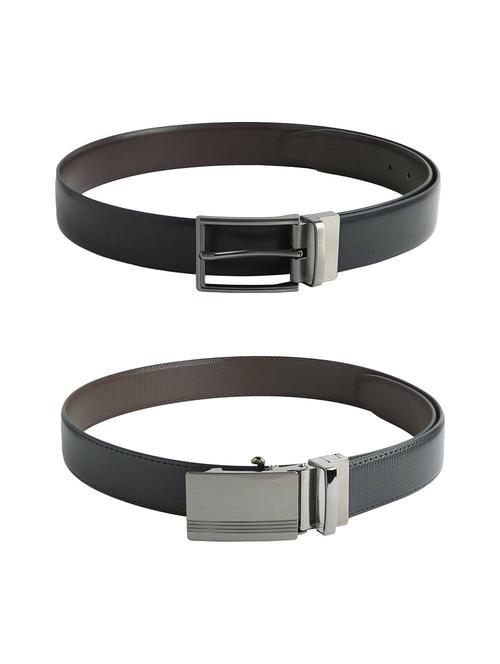 set of 2 leatherette belt  - 18356868 - Very Small Image - 1