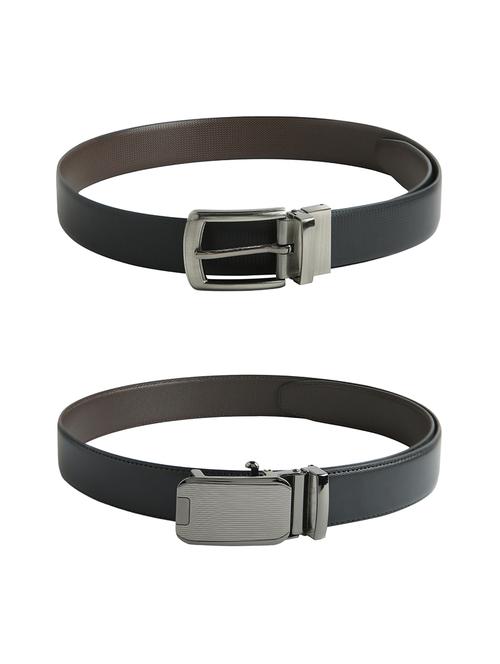 set of 2 leatherette belt  - 18356869 - Very Small Image - 1