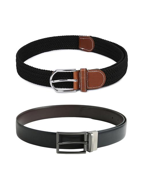 set of 2 leatherette belt  - 18356872 - Very Small Image - 1