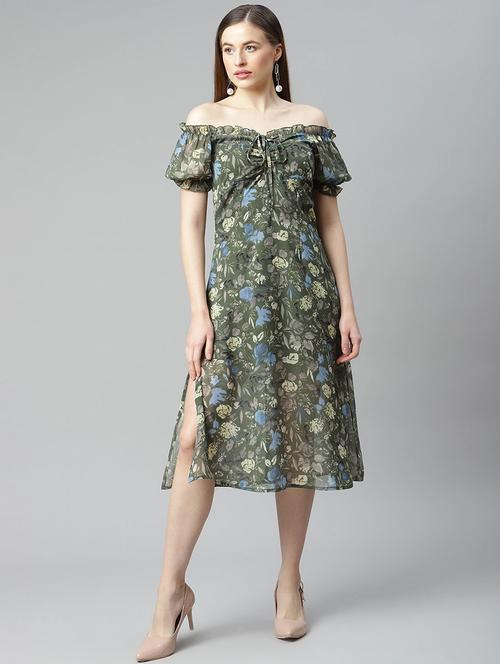 women's  floral dress - 18357039 - Very Small Image - 1