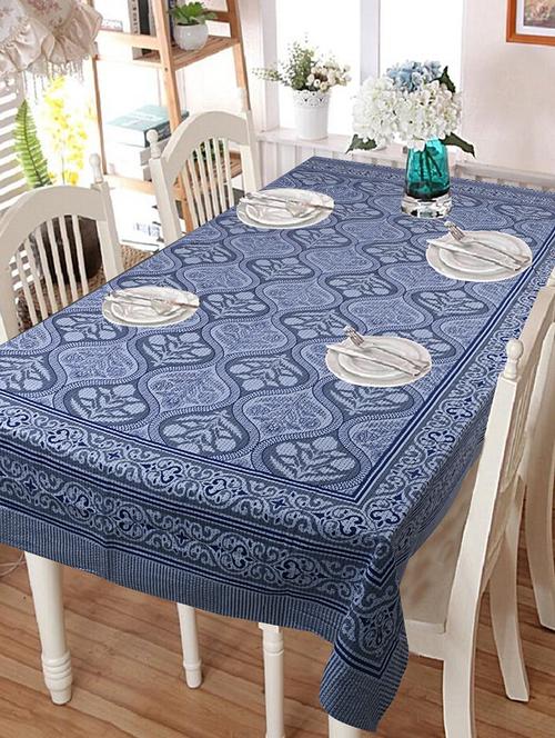 texstylehome pure cotton jaipuri abstract print 6 seater table cloth - 18357167 - Very Small Image - 1