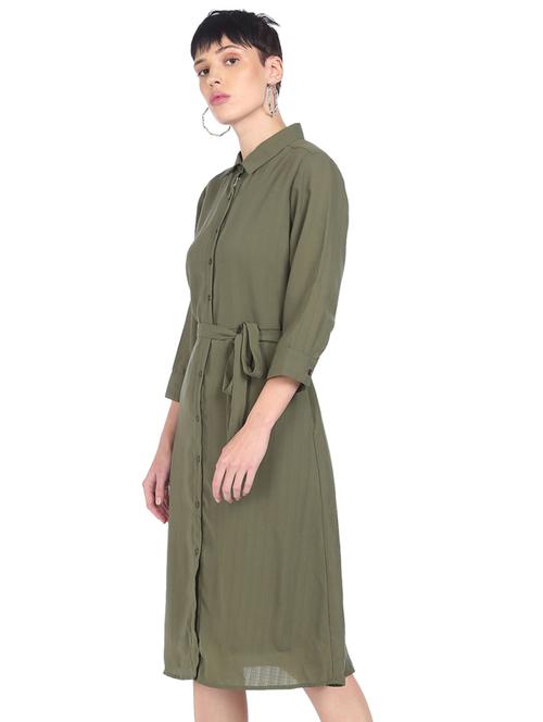 women's shirt solid dress - 18357844 - Very Small Image - 1