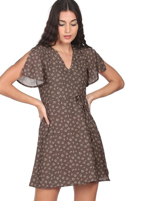 women's  self design dress - 18357852 - Very Small Image - 1