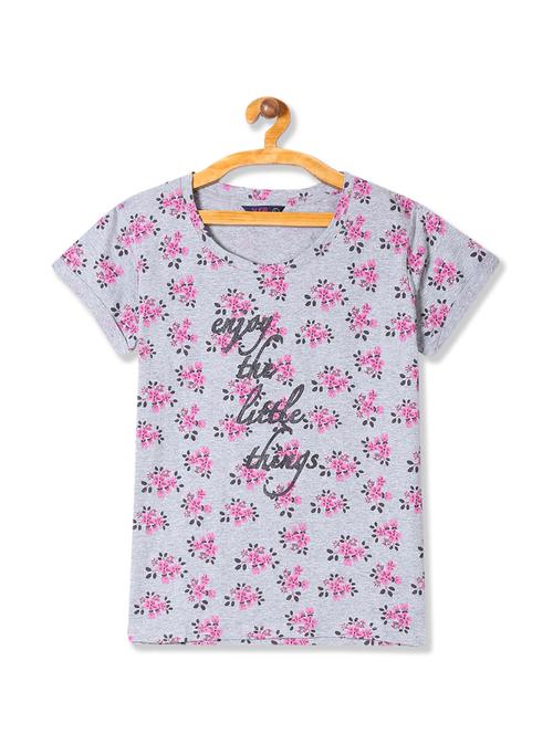 round neck printed regular tee - 18358114 - Very Small Image - 1