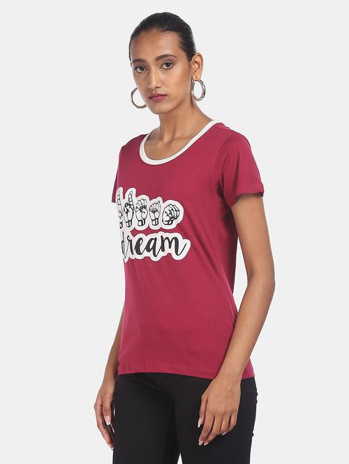round neck graphic tee - 18358459 - Very Small Image - 1