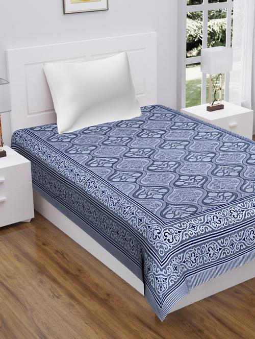 texstylehome pure cotton abstract jaipuri print single bedsheet - 18358605 - Very Small Image - 1